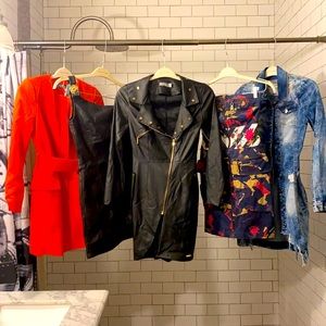 Designer & Boutique Mini Dress Lot (small 34-36)